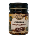 Cúrcuma + Pimenta Negra Canteiro de Ervas 700mg 60Caps