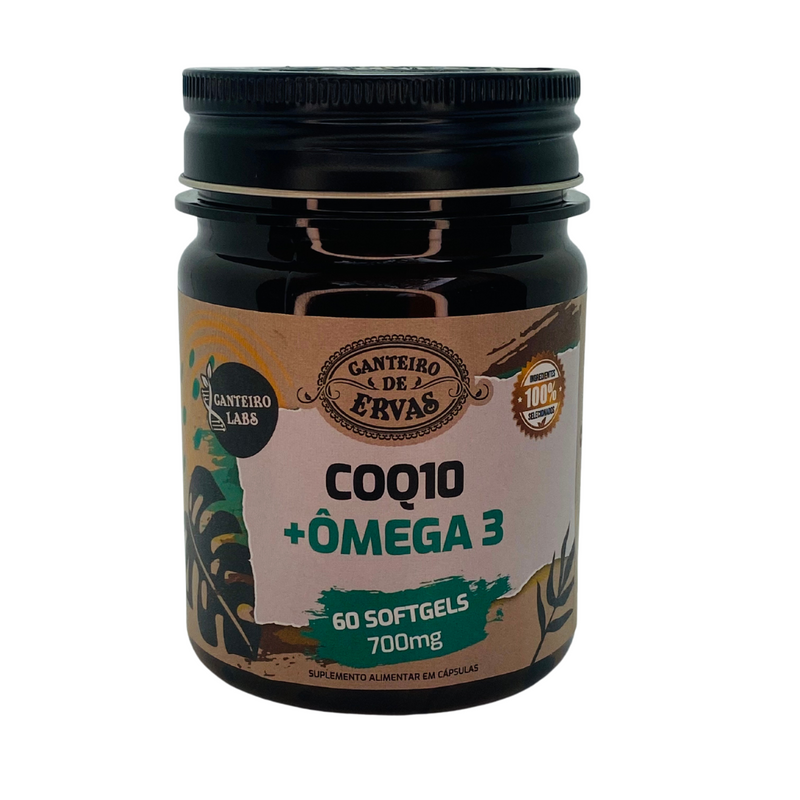 Coq10 Ômega 3 Canteiro de Ervas 700mg 60Softgels