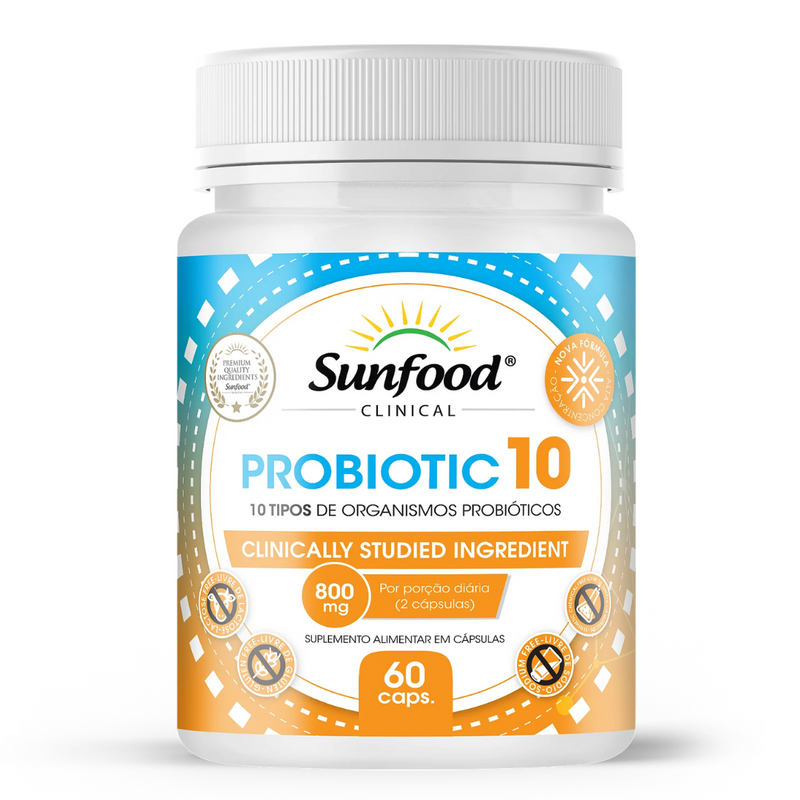 Probiotic 10 Sunfood 800mg 60Caps