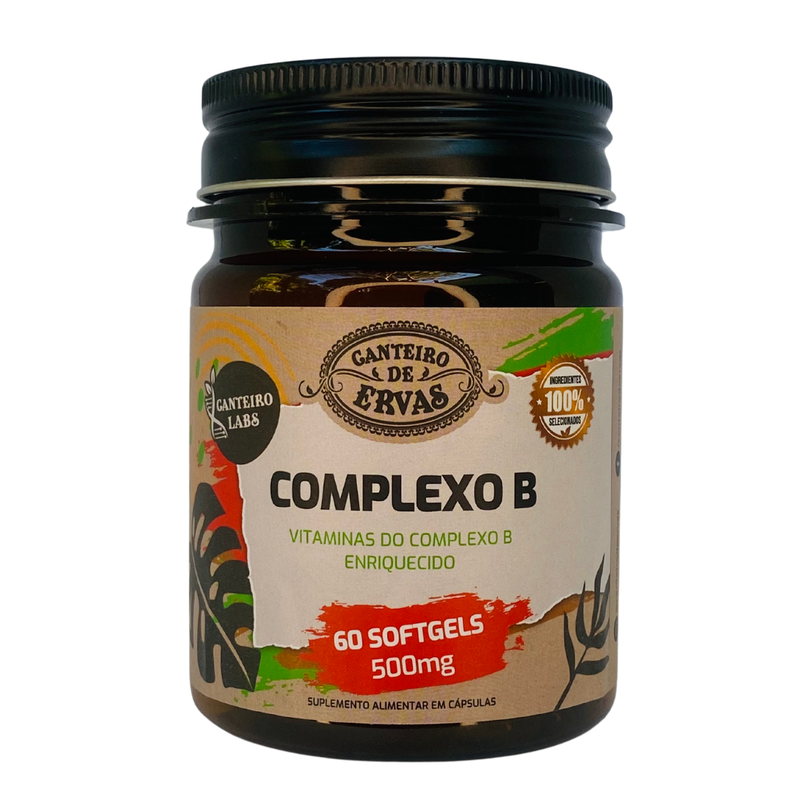 Complexo B Canteiro da Ervas 500mg 60Softgels