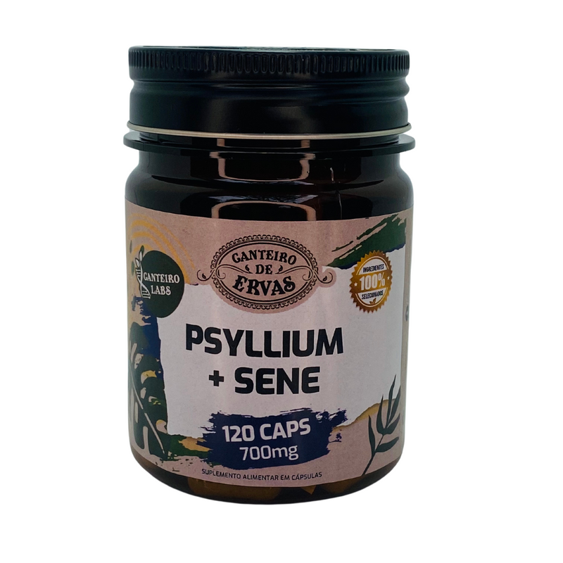 Psyllium Sene Canteiro de Ervas 700mg 120Caps