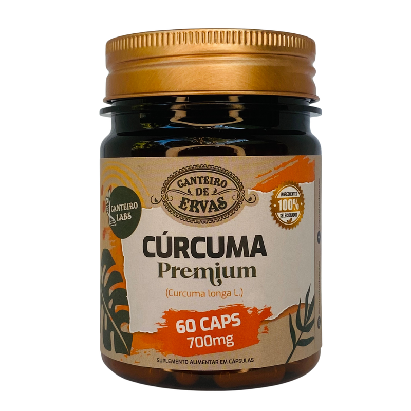 Cúrcuma Premium Canteiro de Ervas 700mg 60Caps