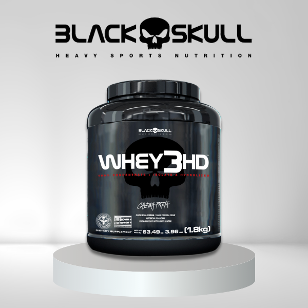 Whey 3 Hd  1,8Kg, Black Skull