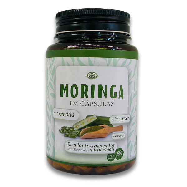 Moringa em Cápsulas - 300 Cápsulas