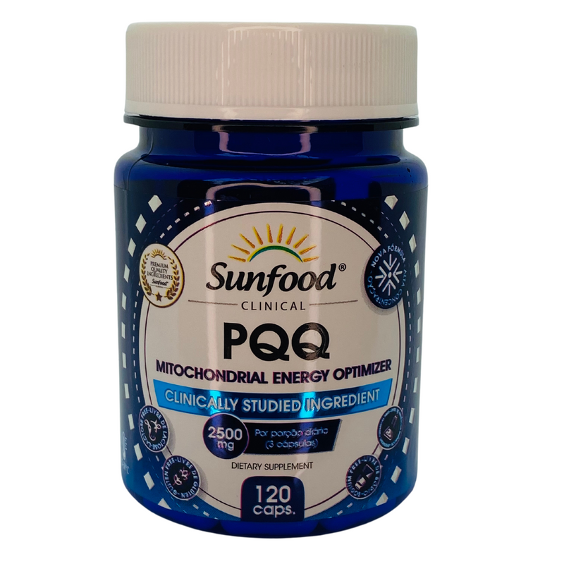 PQQ Mitocondrial Sunfood 2500mg 120 Cápsulas