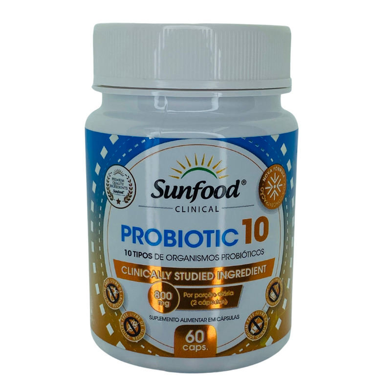 Probiotic 10 Sunfood 800mg 60Caps