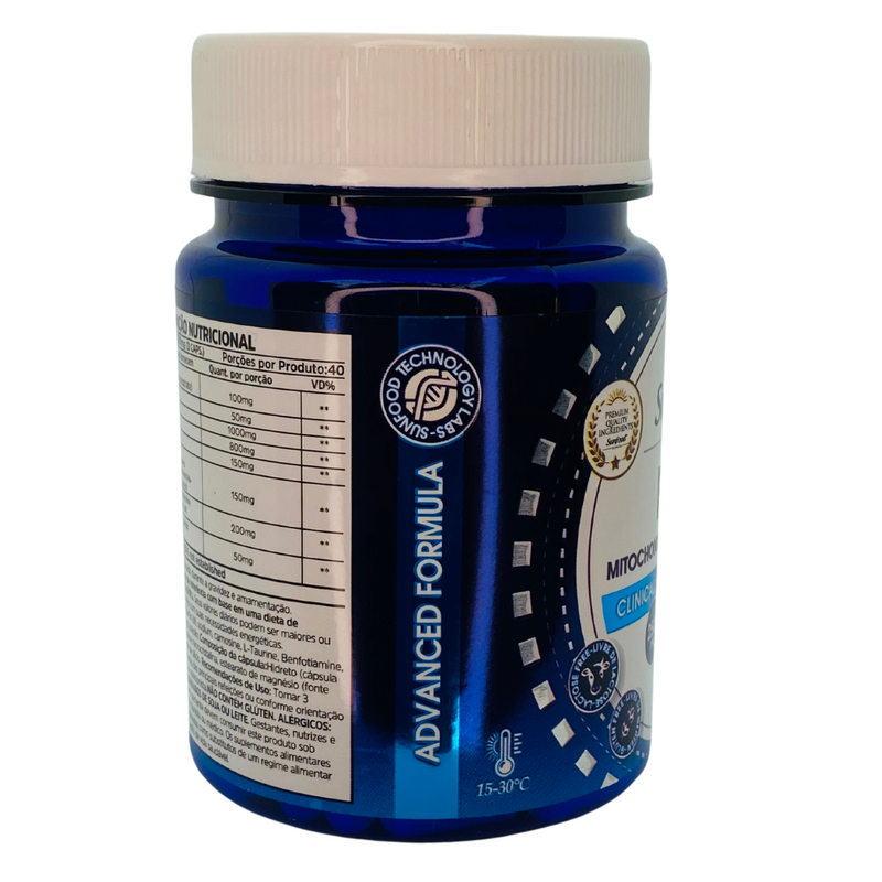 PQQ Mitocondrial Sunfood 2500mg 120 Cápsulas