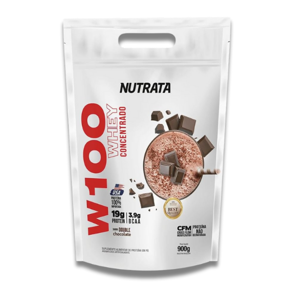 W100 Chocolate 900Gr Refil - Nutrata