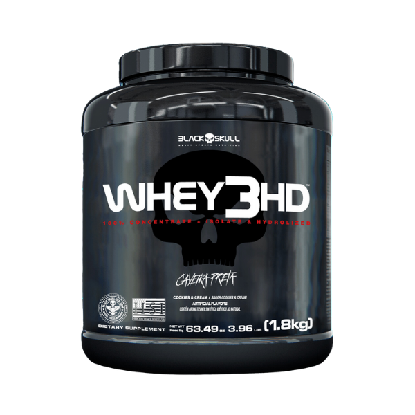 Whey 3 Hd  1,8Kg, Black Skull