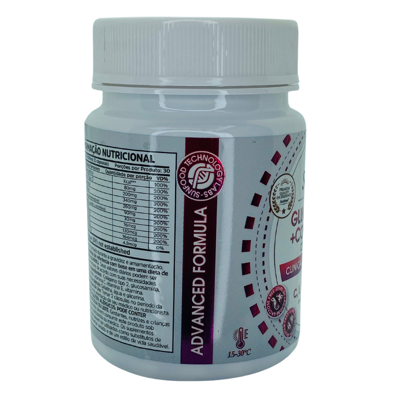 Glucosamina Condroitina Sunfood 1000mg 60Softgels