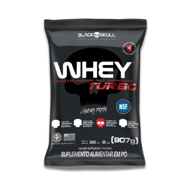 Black Skull Refil Whey Turbo  907G