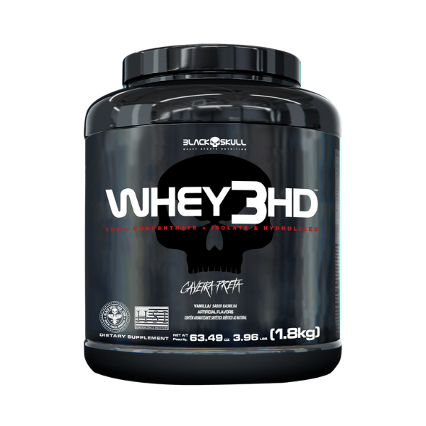 Whey 3 Hd  1,8Kg, Black Skull