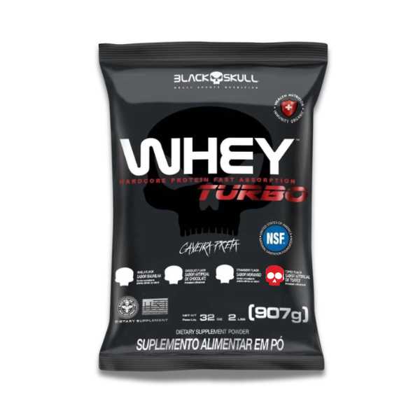 Black Skull Refil Whey Turbo  907G