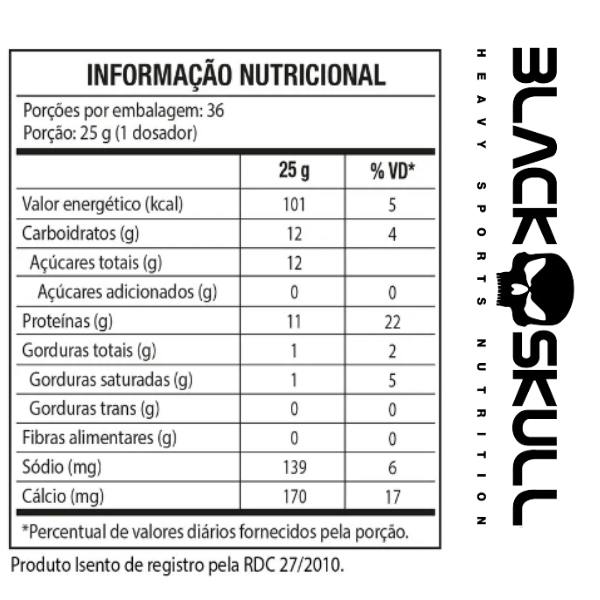 Whey Protein Pote (900g)  BLACKSKULL