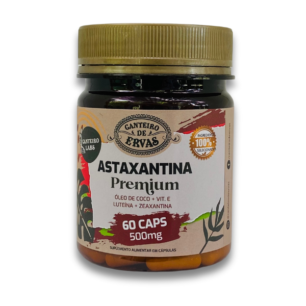 Astaxantina premium - canteiro de ervas