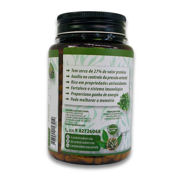 Moringa + psyllium Cápsulas - 120 Cápsulas