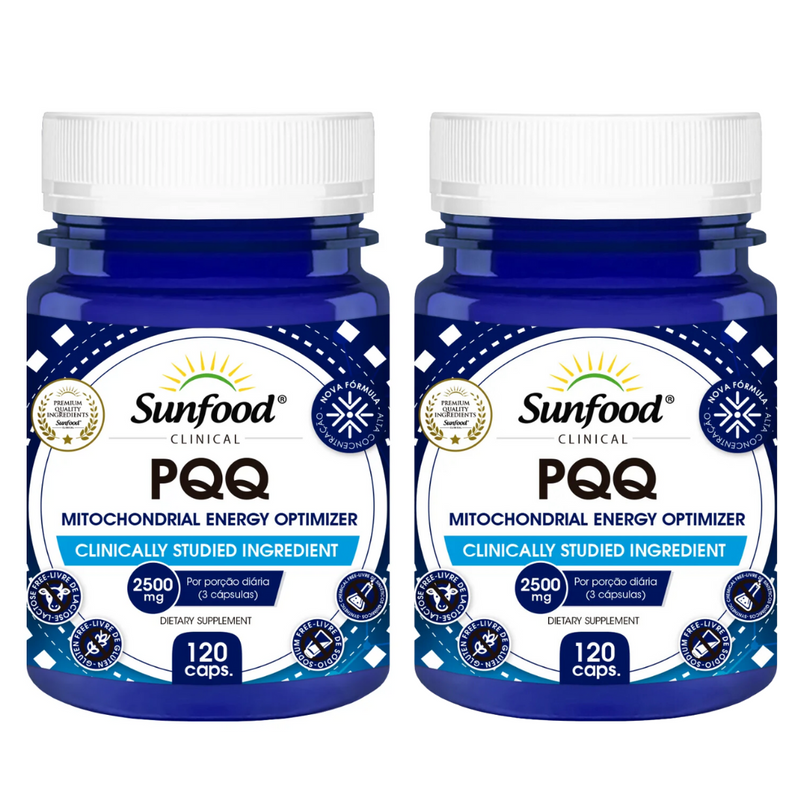 PQQ Mitocondrial Sunfood 2500mg 120 Cápsulas