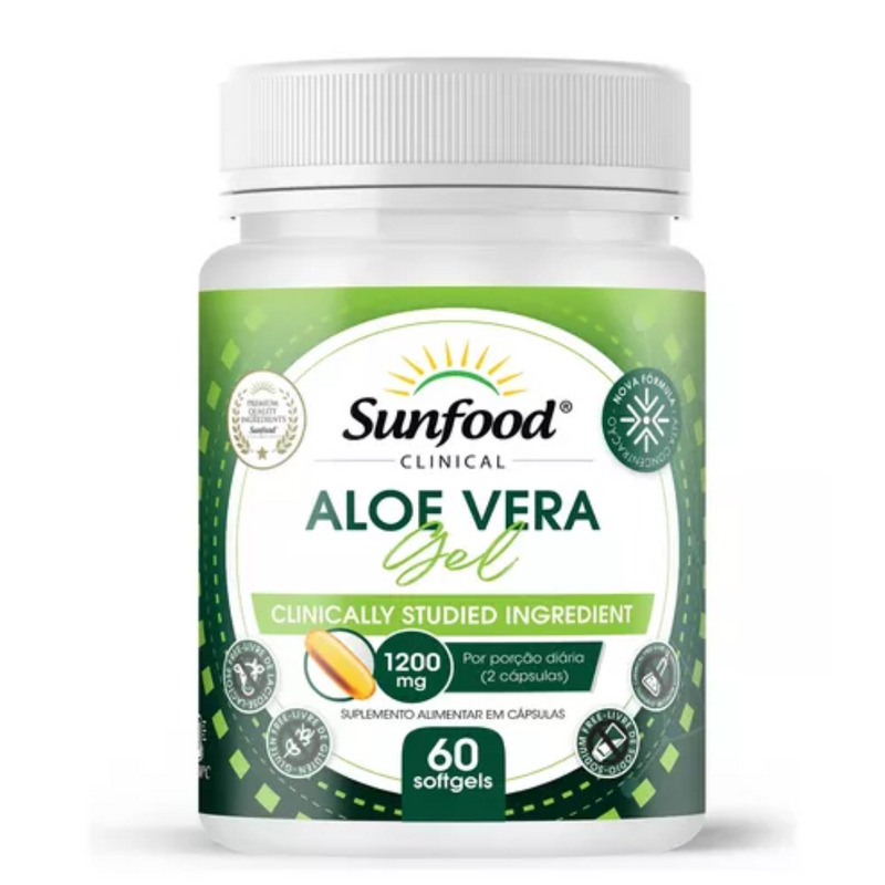 Aloe Vera Gel Sunfood 1200mg 60Softgels