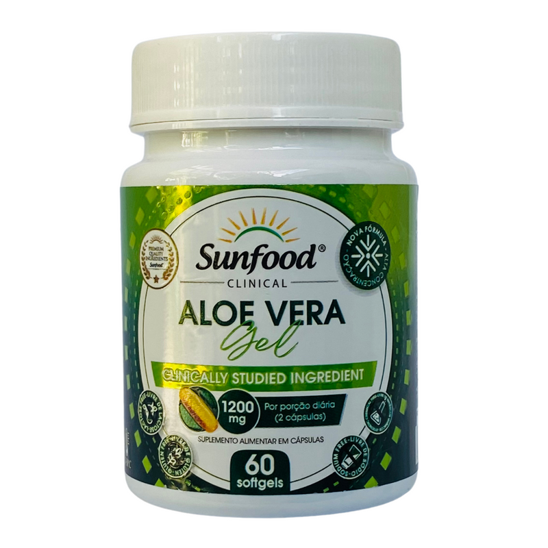 Aloe Vera Gel Sunfood 1200mg 60Softgels