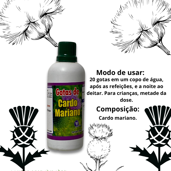 Cardo Mariano em Gotas - 100 ml