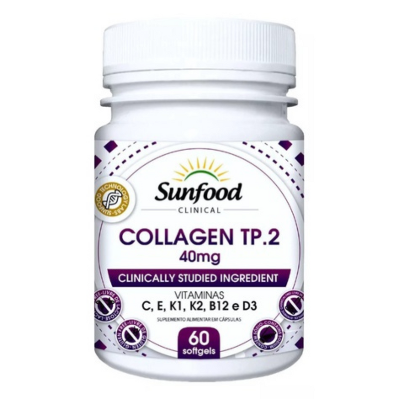 Collagen TP2 Sunfood 40mg 60Caps