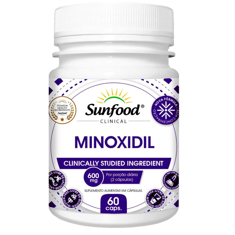 Minoxidil Sunfood 600mg 60Caps